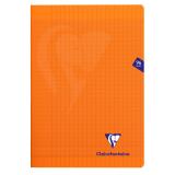 Cahier piqué Mimesys A4 96 pages grands carreaux couverture polypropylène