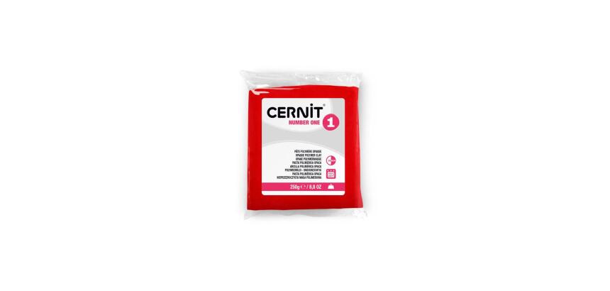 Cernit n°1 250 g Rouge - Rouge