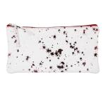 COSMICUIR Daim Trousse plate 22x11 cm Cerise