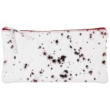 COSMICUIR Daim Trousse plate 22x11 cm Cerise