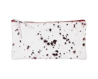 COSMICUIR Daim Trousse plate 22x11 cm Cerise