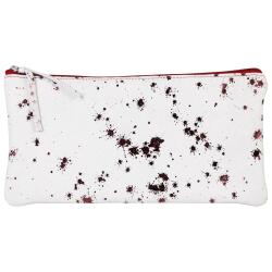 COSMICUIR Daim Trousse plate 22x11 cm Cerise