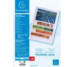 Estuche Exacompta de 10 fundas uñeros polipropileno liso 12x100º - A4