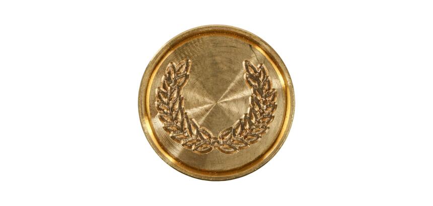 Pastille laiton sur broche 24 mm