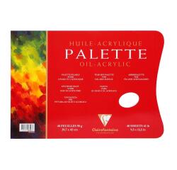 Palette Huile bloc collé 3 côtés 40F A3 90g