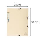 Chemise 3 rabats à élastique carte recyclée 380g/m2 Forever - A4