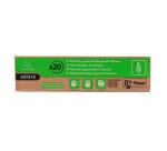 Rotoli carta per carta di credito 57x40mm - 18m - 1 copia carta termica 55 gr - Senza fenolo e senza anima - Bianco