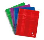 Cahier reliure intégrale 17x22 cm 224 pages petits carreaux - Assortis