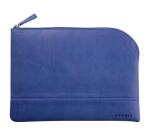 Rhodiarama pochette zippée en simili cuir - taille M (16x22 cm) - Saphir