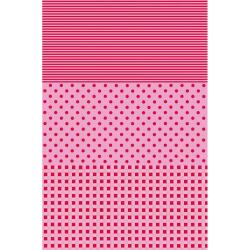 * 598 - Pochette 20 feuilles Décopatch - Rose