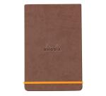 Rhodia Hardcover Webnotepad - 9 x 14 cm ? Lined - Chocolate