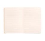 Rhodiarama carnet souple A6 144 pages ligné papier ivoire 90g fermeture élastique - Beige