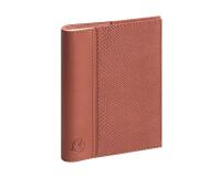 Agenda de poche Eurotime 13S spiralé Duo Kaa 9 x 13 cm Semainier Janvier à décembre 2026 - Terracotta