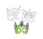 Graffy Pop Mask, Animaux fantastiques - Violet