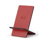 Rhodiarama support pour téléphone mobile simili cuir italien 13x8x8,5 cm - Nacarat