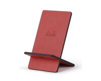 Rhodiarama support pour téléphone mobile simili cuir italien 13x8x8,5 cm - Nacarat