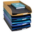 Set de 4 Corbeilles à courrier Combo Styli Neo Deco - Couleurs assorties