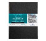 Epsilon Series carnet rembordé rigide 62F A4 150g - Blanc