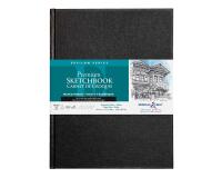 Epsilon Series carnet rembordé rigide 62F A4 150g - Blanc