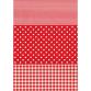 484 - Pochette 20 feuilles Décopatch - Rouge
