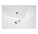 Sachet de 10 Recharges pour album à vis pages blanches - 29x37 cm - Blanc