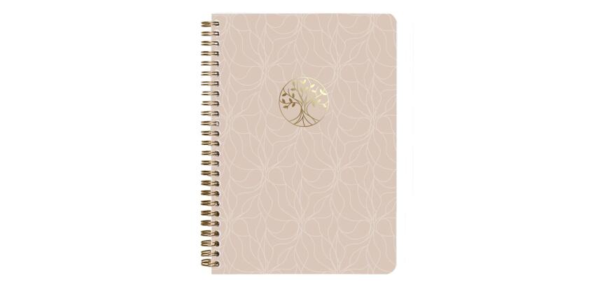 Inspire, Daily planner, Carnet reliure intégrale A5 14,8x21 cm, 148 pages, imprimé, ass.