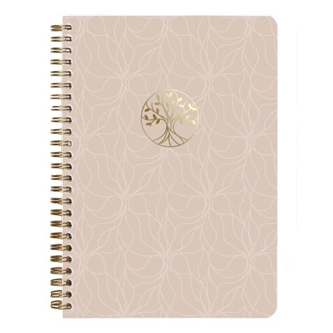 Inspire, Daily planner, Carnet reliure intégrale A5 14,8x21 cm, 148 pages, imprimé, ass.