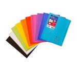 Cahier piqué Koverbook 17x22 cm 96 pages petits carreaux couverture polypropylène 100% recyclé