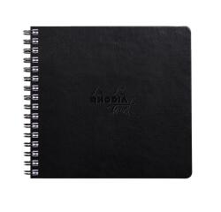 Rhodia Touch Mixed Media Book, papier Paint'On extra-blanc 250g - 15x15 cm, 64 pages - Noir
