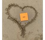 Bloc agrafé Rhodia Le Carré N°210 21x21 cm 80 feuillets petits carreaux 5x5 80g - Orange