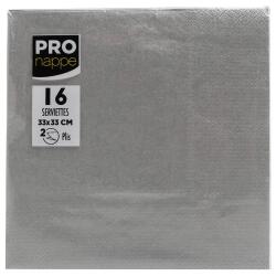 Paquet de 16 serviettes ouate 2 plis - 33x33 cm