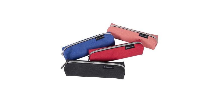 Estuche cuadrado PU MADERA - Colores surtidos