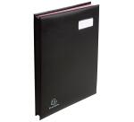 Signature book PVC, pocket on the page corner to maintain the document - 24 compartments