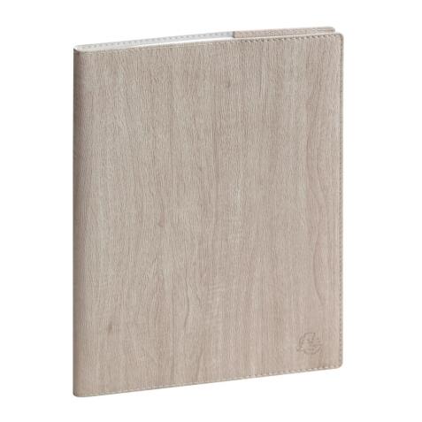 Agenda de bureau Horizons 20 Visuel Woody 15 x 21 cm Semainier Janvier à décembre 2026 - Beige