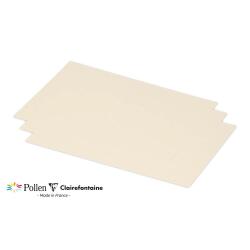 Paquet de 25 cartes simples Pollen 158x222mm 210g/m²