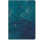 K3 blue, Notizheft A4 mit Fadenbindung, 32 Blatt liniert mit Rand - Mehrfarbig