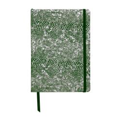 CÉLESTE Carnet A5 RR, Ligné 144 pages Lazer Vert Argent
