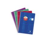 Cahier reliure intégrale déficients visuels A4 100 pages grands carreaux noirs 2,5mm agrandis 10x10 Couleur aléatoire - Assortis