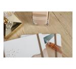 Evanescence, Carnet rembordé rigide A6 10,5x14,8 cm, 160 pages, uni, pochette à soufflet au dos, marque-page, fermeture élastique, ass. - Multicolore