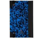 Carnet Marbre 170x110, 192 pages lignées - Bleu