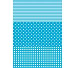 549 - Pochette 20 feuilles Décopatch - Bleu