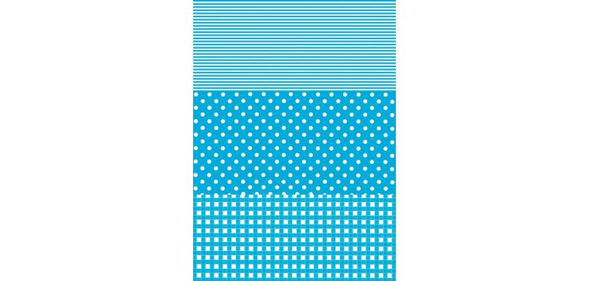 549 - Pochette 20 feuilles Décopatch - Bleu