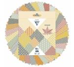 ORIGAMI, Pochette de 60 feuilles 70g/m2 au format 15x15cm - Automne - Multicolore