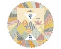 ORIGAMI, Pochette de 60 feuilles 70g/m2 au format 15x15cm - Automne - Multicolore