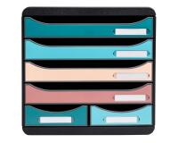 Big Box Maxi filing module 6 drawers Skandi - Assorted colours