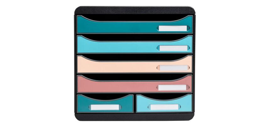 Cassettiera Big Box Maxi 6 cassetti Skandi - Colori assortiti