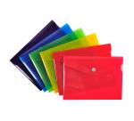 Pochette pression Iderama en polypropylène - Couleurs assorties