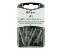 Boîte 15 plumes écolière