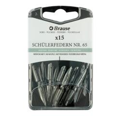 Boîte 15 plumes écolière