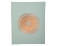 Guest book 100p gold 27x22 Ellipse grey